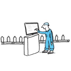 Operator verpakking worden